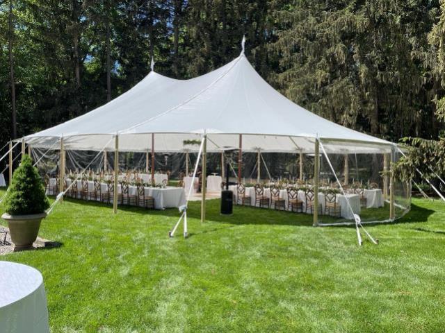 Rental store for 45  WIDE SAILCLOTH POLE TENT in Kalamazoo MI